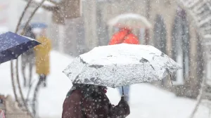 Snjeg šetnja saobračaj ilustracije zima/Senad Gubelić