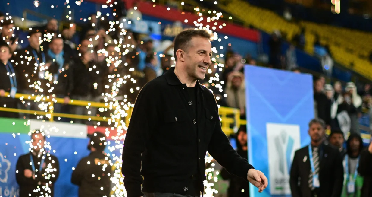 Soccer Football - Supercoppa Italiana - Final - Napoli v Bologna - Al Awwal Park, Riyadh, Saudi Arabia - December 22, 2025 Former player Alessandro del Piero is seen before the match REUTERS/Daniele Mascolo/Foto: Daniele Mascolo