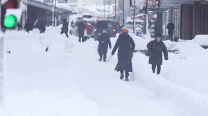snijeg, sarajevo, ulice, građani, čišćenje, vrijeme/Senad Gubelić