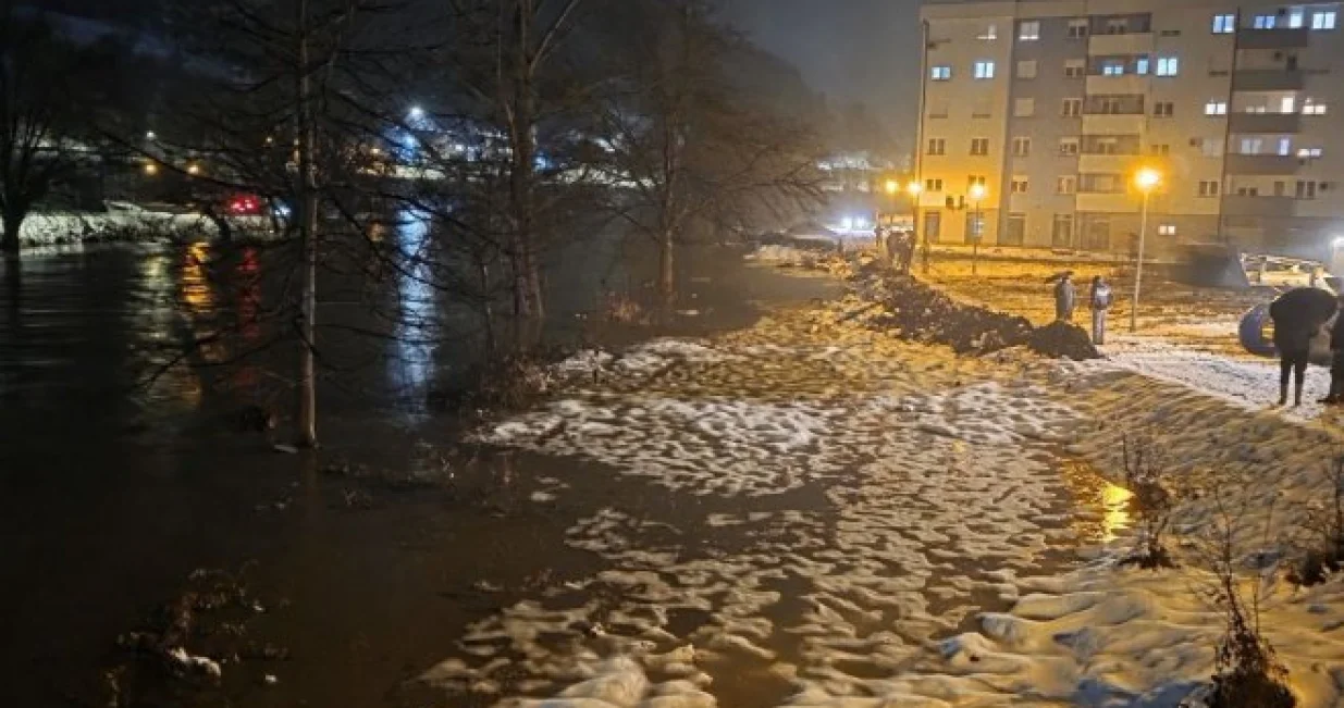 Foča, Drina, izlijevanje, poplave/Rtrs
