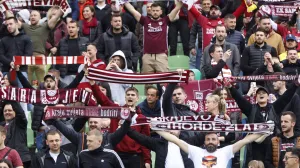 Navijači Sarajeva (FOTO: Damir Deljo/Oslobođenje)/Foto: Damir Deljo