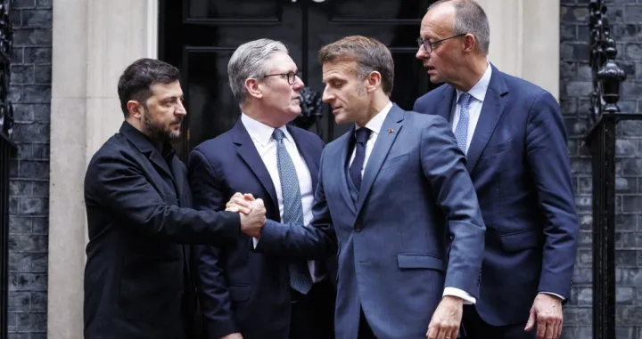 zelenski starmer merz macron 1/