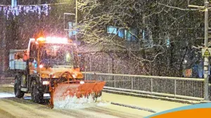 Snijeg zameo Krajinu/Jkp Komrad Bihać