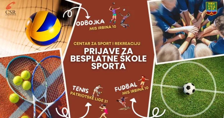 Besplatne &scaron;kole sporta, Općina Centar/