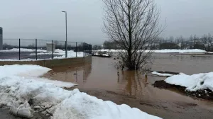 Rajlovac, poplave, rijeka Bosna/Oslobođenje