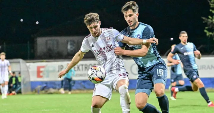 Andreja Ristić i Josip MiličevićNK GO&Scaron;K - FK Sarajevo/Foto: 