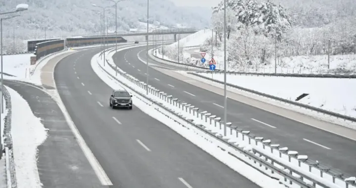 Autuoput RS, 9. januar, Republika Srpska, snijeg na autoputu/Srna