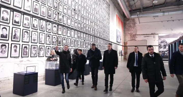 Denis Bećirović u MC Srebrenica potočari 9. januara Facebook/Facebook