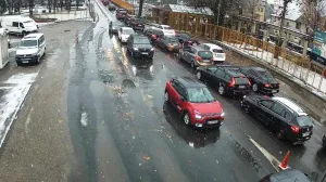 Gužva na granici, kolona/Amk Rs