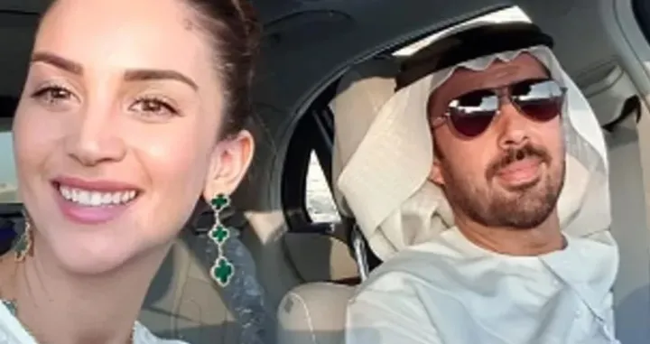 Jelena bin Drai i njen suprug &scaron;eik/Prtsc