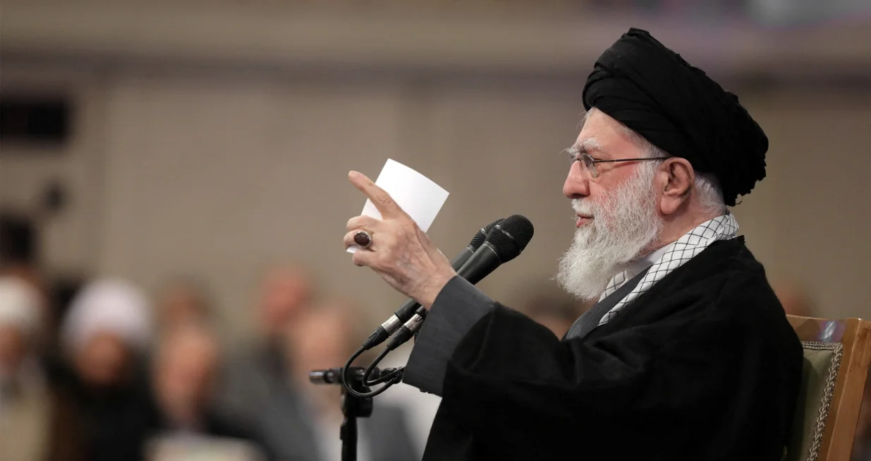 Iran's Supreme Leader Ayatollah Ali Khamenei speaks during a meeting in Tehran, Iran January 3, 2026. Office of the Iranian Supreme Leader/WANA (West Asia News Agency)/Handout via REUTERS ATTENTION EDITORS - THIS PICTURE WAS PROVIDED BY A THIRD PARTY./Office Of The Iranian Supreme Le