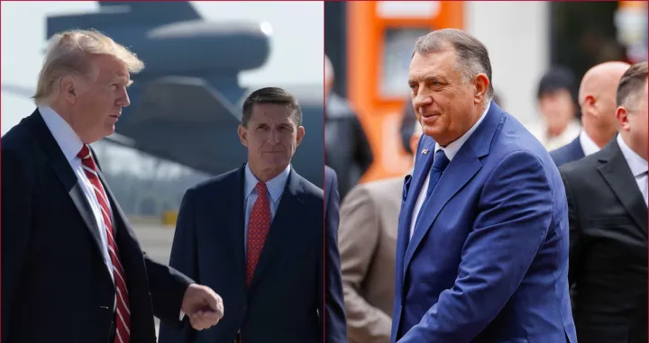 michael flyn, donald trump, milorad dodik/