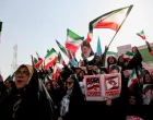 Iranians attend a pro-government rally in Tehran, Iran, January 12, 2026. Stringer/WANA (West Asia News Agency) via REUTERS ATTENTION EDITORS - THIS PICTURE WAS PROVIDED BY A THIRD PARTY/Stringer