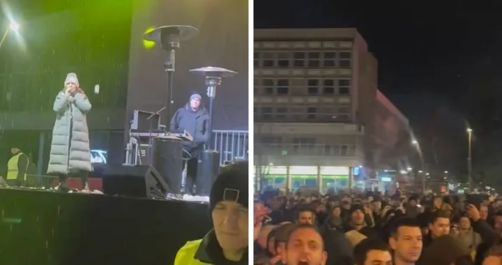 Anu Bekutu gađali grudvama tokom koncerta/Instagram