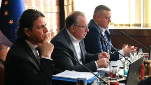 Sjednica Vlade FBiH: Toni Kraljević, Nermin Nikšić, Vojin Mijatović//