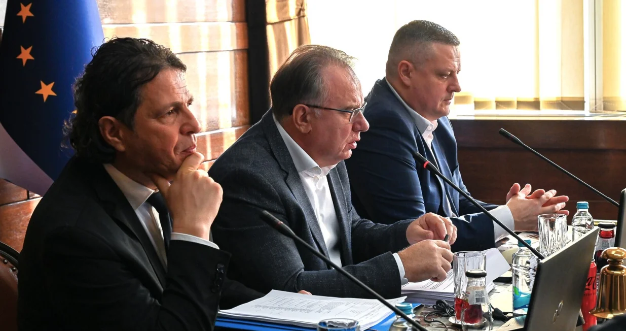 Sjednica Vlade FBiH: Toni Kraljević, Nermin Nik&scaron;ić, Vojin Mijatović//