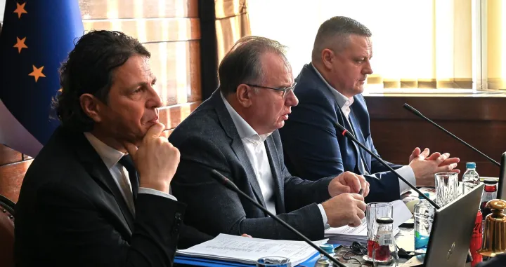 Sjednica Vlade FBiH: Toni Kraljević, Nermin Nik&scaron;ić, Vojin Mijatović//