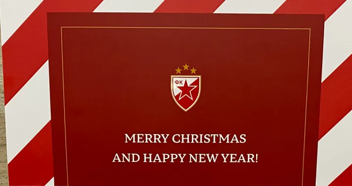 FK Crvena zvezda čestitka/Foto: 