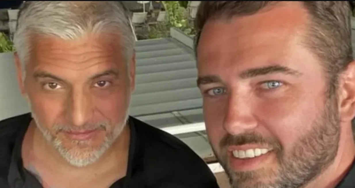 Čedo Jovanović i prijatelj Aleksandar Kos/