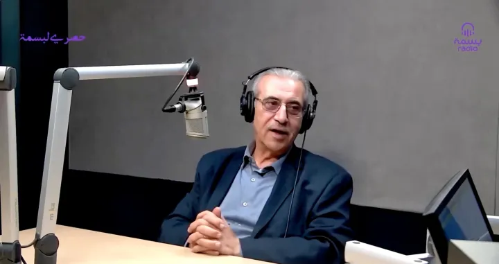 Ali Shaath, a former deputy minister in the Western-backed Palestinian Authority, who will lead the new Palestinian committee tasked with governing Gaza under a U.S.-backed deal, speaks during a radio interview in Rawabi, in the Israeli-occupied West Bank, January 14, 2026, in this screenshot from a handout video. Basma Radio/Handout via REUTERS THIS IMAGE HAS BEEN SUPPLIED BY A THIRD PARTY. DO NOT OBSCURE LOGO./Basma Radio