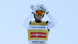 Ski Jumping - Ski Jumping World Cup - Sapporo, Japan - January 18, 2026 Slovenia's Domen Prevc during the men's individual HS137 second round REUTERS/Issei Kato/Foto: Issei Kato