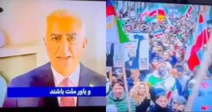 Hakeri upali u iransku državnu televiziju i emitovali poziv Reze Pahlavija na proteste/Screenshot