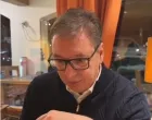 Aleksandar Vučić, Davos, jelo, krompir, sir/Prtsc