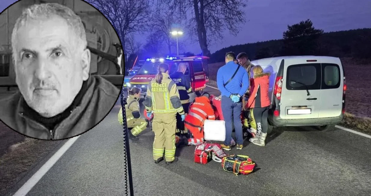 hitne službe na mjestu pronalska vozila u kojem je bio Samir Babić i Samir Babić/