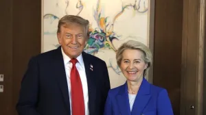 Donald Trump, Ursula von der Leyen//