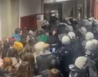 Policija potiskuje studente/N1