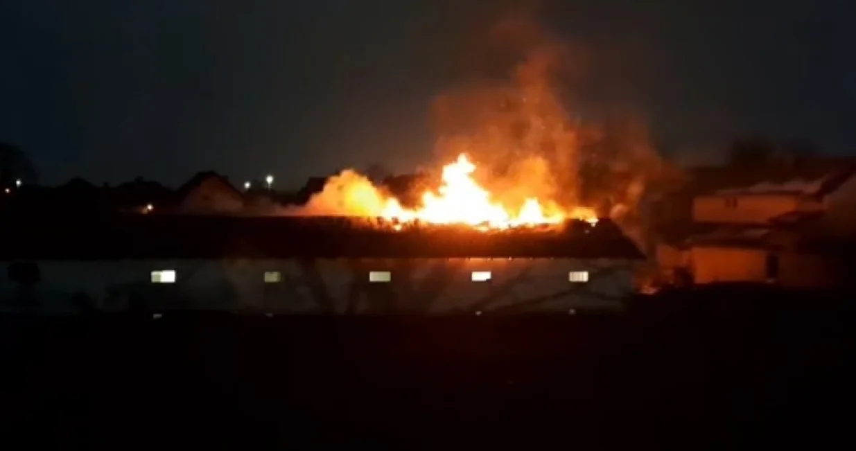 Izbio veliki požar/Printscreen/Bijeljinadanas/Facebook//