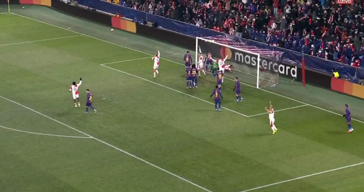 Slavia u Pragu vodi protiv Barcelone/Foto: 