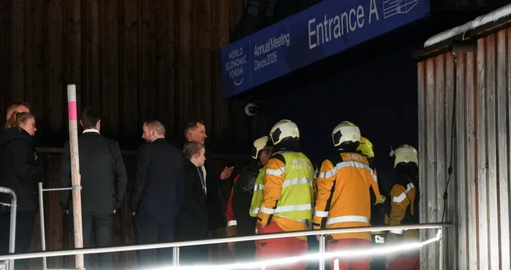 Evakuacija konferencijskog centra u Davosu/Romina Amato