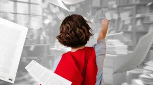 Vizual za kolumnu Eldine Zolj Balenović, Svako nevrijeme rađa svoje heroje/Benjamin Krnić