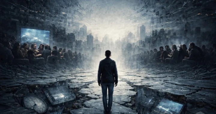 vizual za kolumnu đorđa kraji&scaron;nika - Jedan svijet odlazi u zaborav/Chatgpt