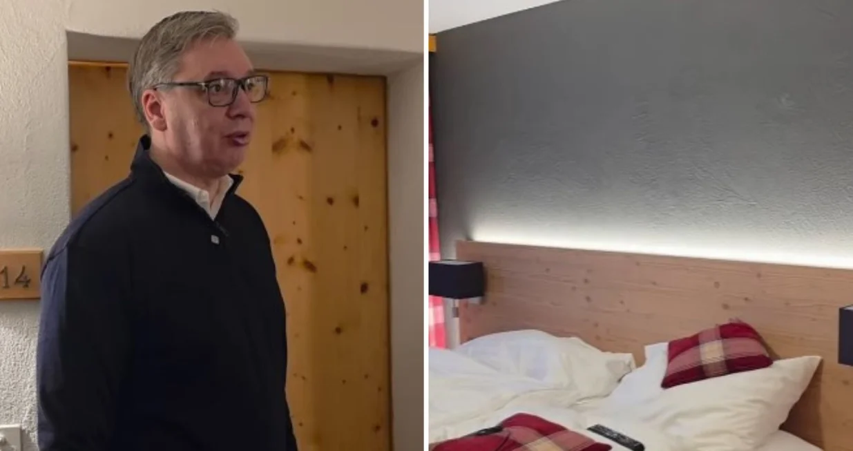 Aleksandar Vučić, Davos, apartman/Namik &Scaron;ahinpa&scaron;ić