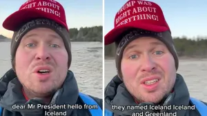 Na Facebook stranici Guide to Iceland, poznate islandske turističke agencije, prošle sedmice objavljen je video koji je u kratkom roku postao viralan, a u kojem islandski stand up komičar Greipur Hjaltason na satiričan način reagira na govor američkog predsjednika Donalda Trumpa u Davosu/Screenshot