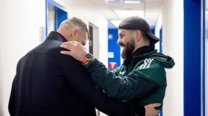 Miron Muslić i Edin Džeko/Foto: 