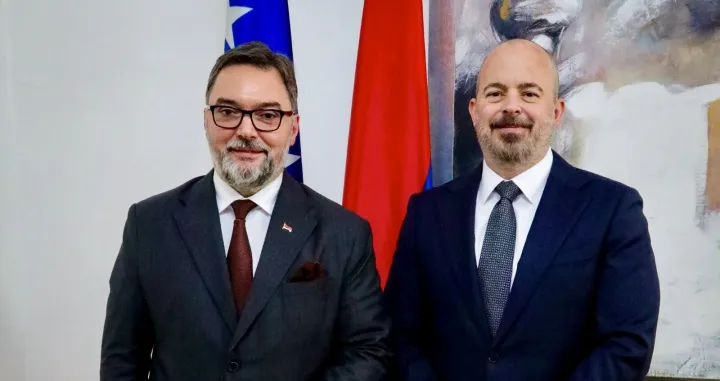 Sta&scaron;a Ko&scaron;arac i John Ginkel/Ambasada Sad-a U Bih