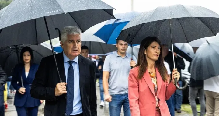 Dragan Čović i Darijana Filipović/