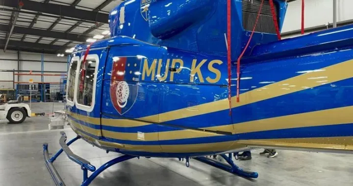 MUP KS, helikopter, Bell helikopter, policija/Mup Ks