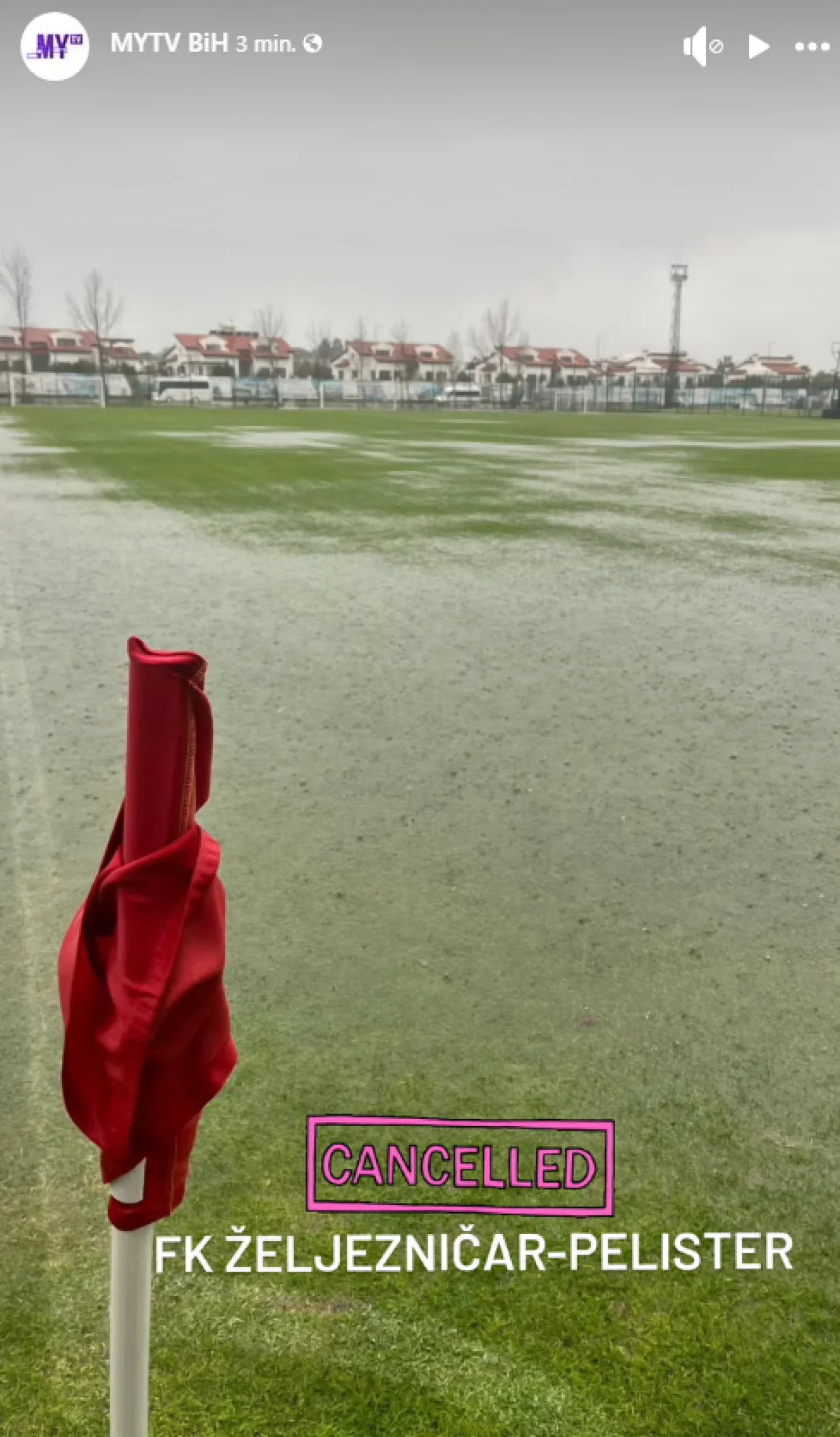 Utakmica Željezničara otkazana/Foto: 