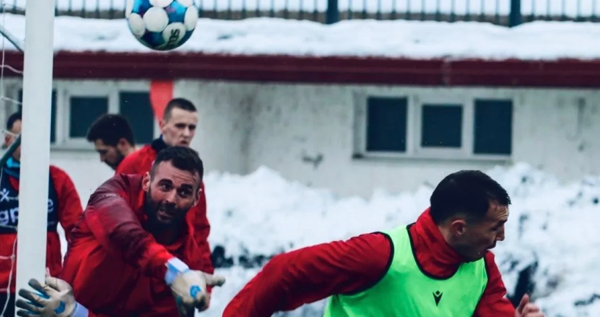 FK Sloga trening/Foto: 