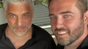 Čedo Jovanović i prijatelj Aleksandar Kos/