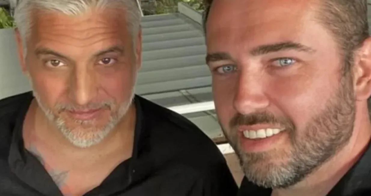 Čedo Jovanović i prijatelj Aleksandar Kos/