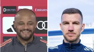 Vincent Kompany i Edin Džeko/Foto: 