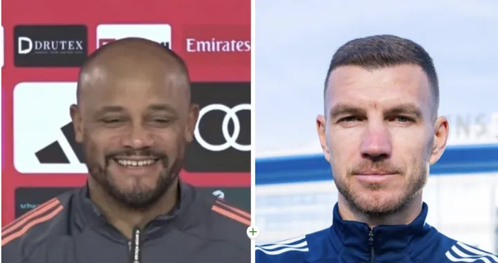 Vincent Kompany i Edin Džeko/Foto: 