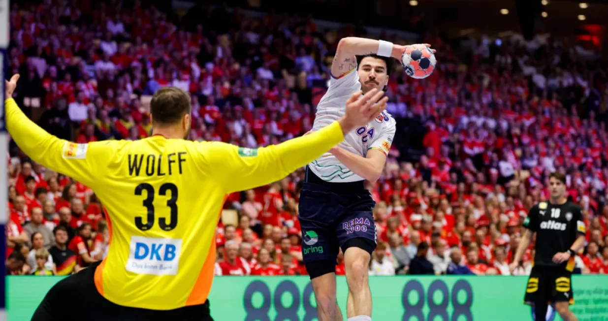 Detalj sa utakmice Norve&scaron;ka - Njemačka/Foto: 