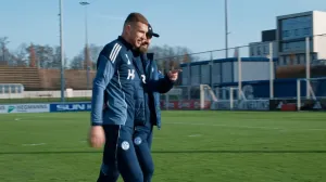 Edin Džeko i Miron Muslić/Foto: 