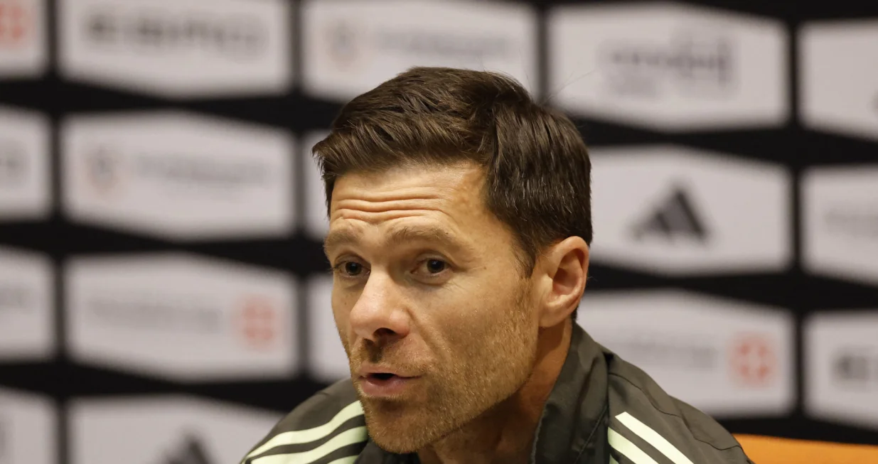 Soccer Football - Spanish Super Cup - Final - Real Madrid Press Conference - King Abdullah Sport City Stadium, Jeddah, Saudi Arabia - January 10, 2026 Real Madrid coach Xabi Alonso during the press conference REUTERS/Vincent West/Foto: Vincent West